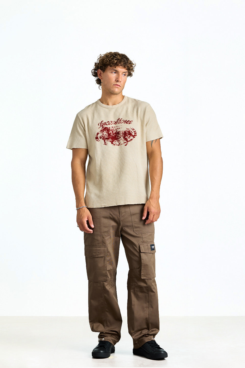 Coffee Brown 6 Pockets Pants