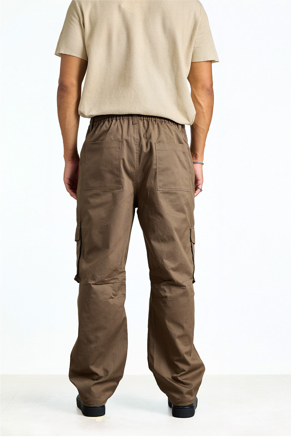 Coffee Brown 6 Pockets Pants
