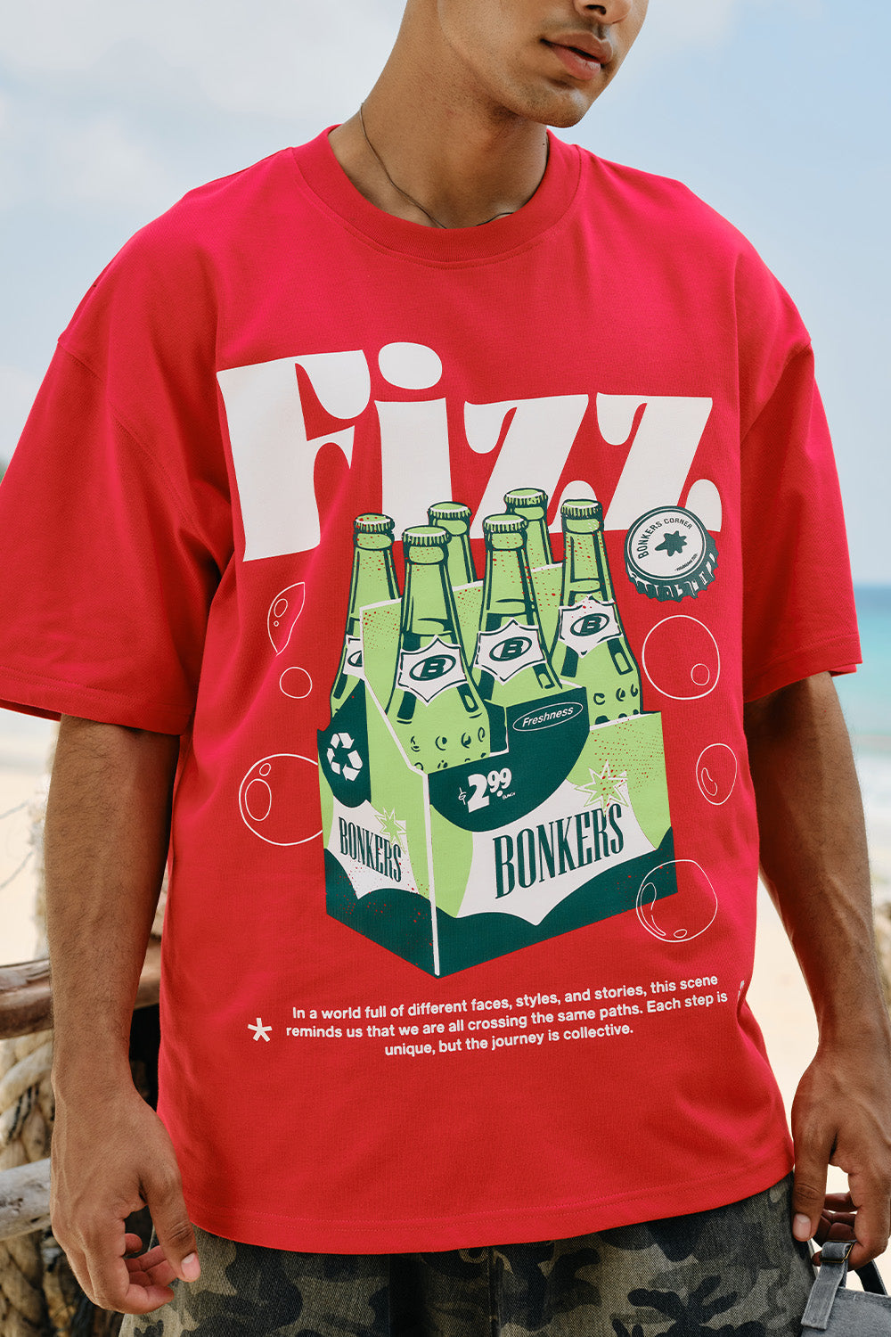 Fizzy Drop Oversized T-shirt
