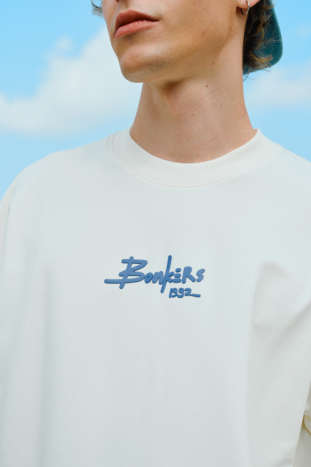 Coastal Stories Off White Oversized T-shirt