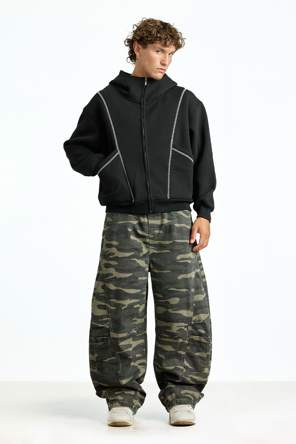 Ghost Camo Baggy Cargo