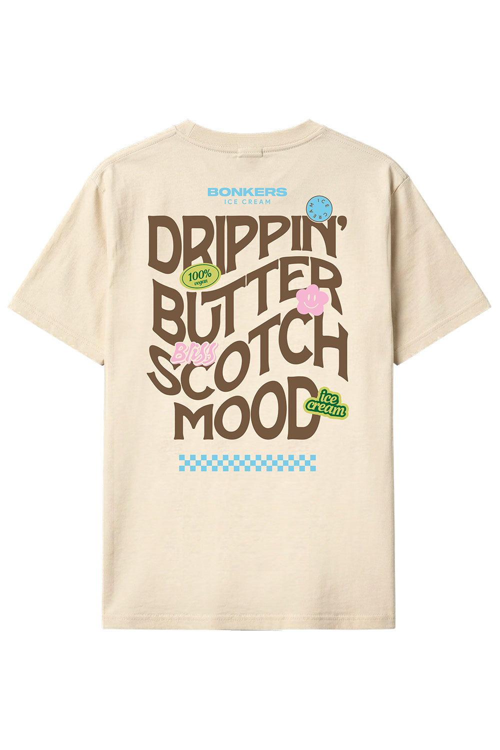 Butterscotch Ice Cream Oversized T-shirt