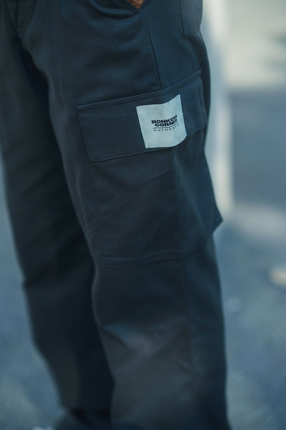 Grey Cargo With Utility Pockets